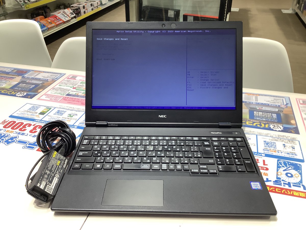 ジャンクコーナー情報】 NEC VersaPro VF-7 9,900円 i5-8265U/DDR4 8GB
