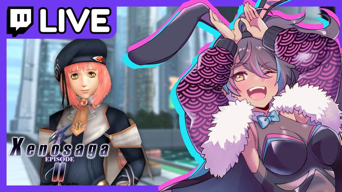 I'm now LIVE! Let's hop back into xenosaga hoppers! We start disc