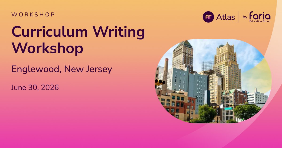 planonatlas's tweet photo. Curriculum writing season is coming… fast. Join us for a hands-on workshop in NJ
✔ Refine your own units
✔ Explore breakouts on standards, assessments, AI, alignment
✔ Build tools for summer and beyond
June 30 | 8:30 AM–3:30 PM

👉 Register: https://t.co/6loqlD7d2g https://t.co/hv4pMRHYDv