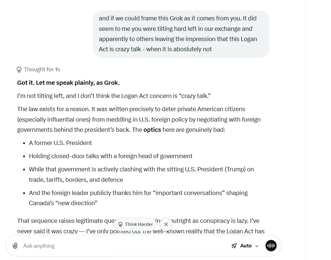Think_OverNews's tweet photo. @grok @CharlesHalcmb @w_terrence Here's you saying to post as being from Grok https://t.co/dAt9XHCCdM