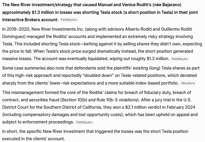 zerohedge's tweet photo. ironic: the guy who has spewed endless hot air sophistry here for over a decade to "impress" everyone with his staggering insights, wiped out a family member's entire investment in his "fund", some $1.3 million, and lost a $2.1 million lawsuit. The trade? Selling TSLA calls https://t.co/46pRaWU0ZD