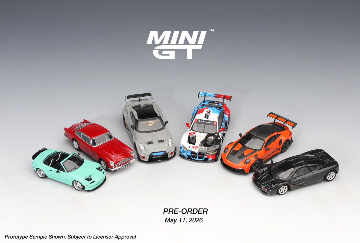 Tamca会員様限定＞ 【ミニカー | #MINIGT】予約受付開始！ 8月以降順次