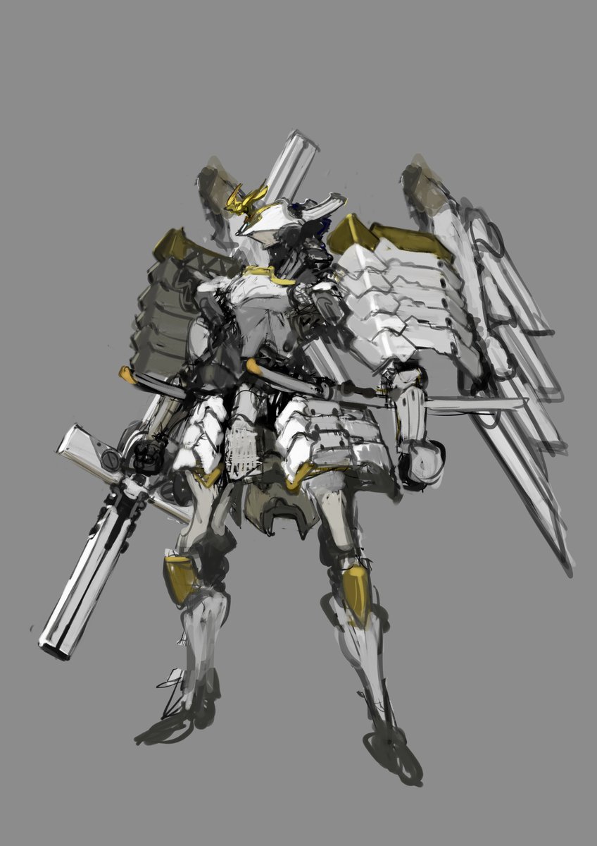tata_takayama's tweet photo. 以前VRcat用アバターに描いたロボデザインです https://t.co/RVpfRtefey