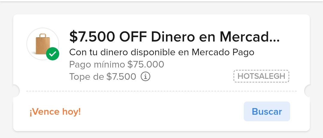 Se van venciendo, pero aparecen cupones nuevos, como este 👇
mercadolibre.com.ar/social/retroga…