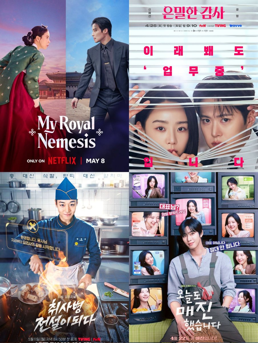 we lacked some good comedy drama last year but 2026 comedy kdramas are already making up for it 🙂‍↕️🙂‍↕️