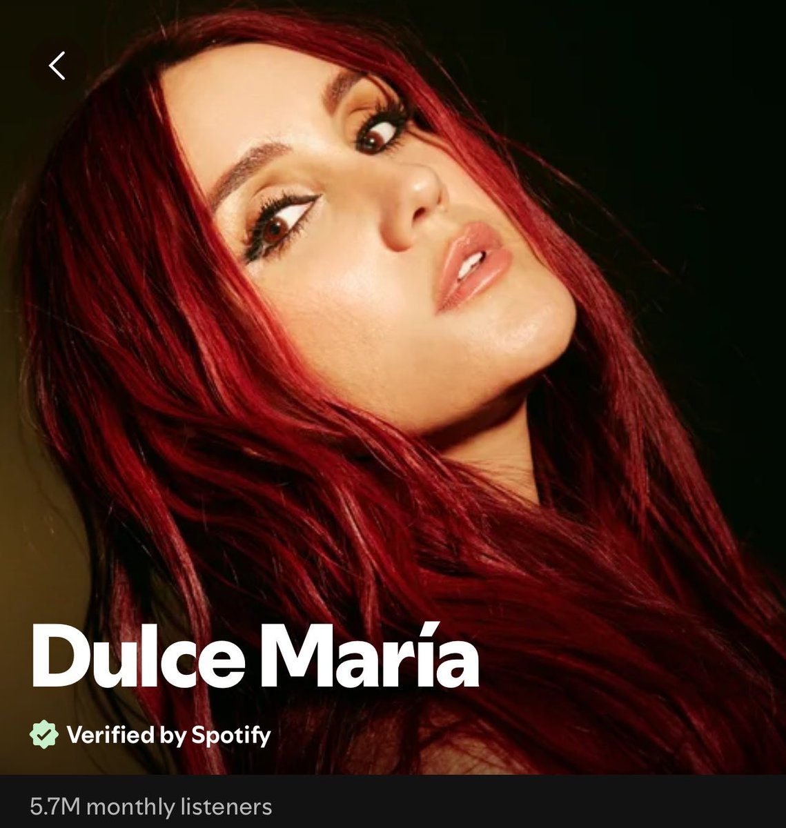 RBDfeed's tweet photo. O perfil de Dulce María e Maite Perroni no Spotify ganharam o selo de verificação. Este selo representa que que é uma artista legítima e suas músicas não são geradas por IA. https://t.co/VHePxTisCZ