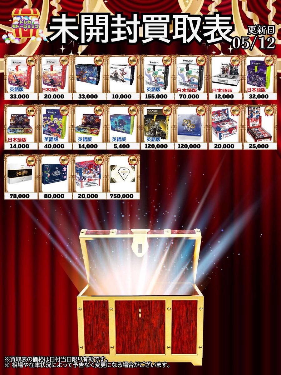 5/12 🔥MTG各種🔥 🔥topps 未開封 BOX🔥 ⚾️2024 Topps 50/50