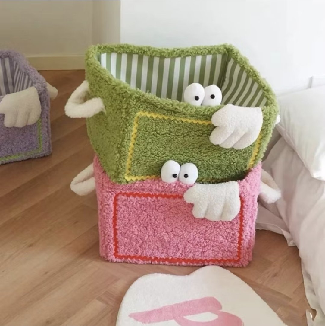 DUHHH masa ada storage selucu ini 😭🎀 siapa sih yang bisa nolakkkk… liatnya aja udah bikin kamar auto aesthetic🧺