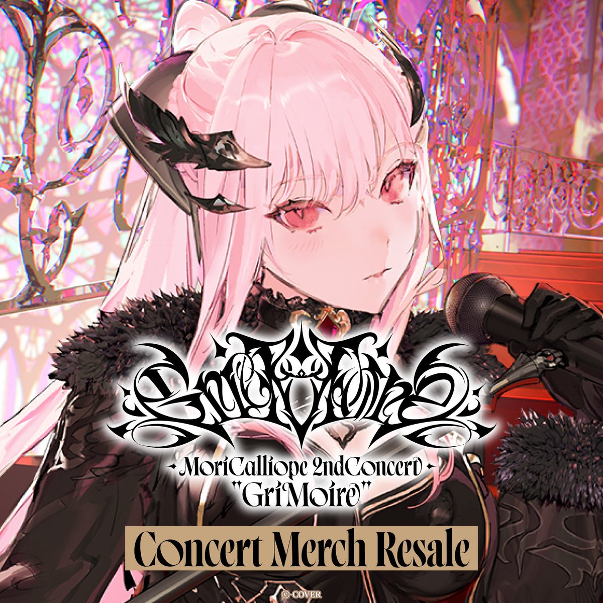 hololive_En's tweet photo. 💀Mori Calliope 2nd Concert "Grimoire"💀

Live merchandise resale has officially started 🎉
Don’t miss this chance 👀✨

🛒 Shop here
https://t.co/0475SXVs4F

#CalliMoire https://t.co/gwyAZ0kWUu