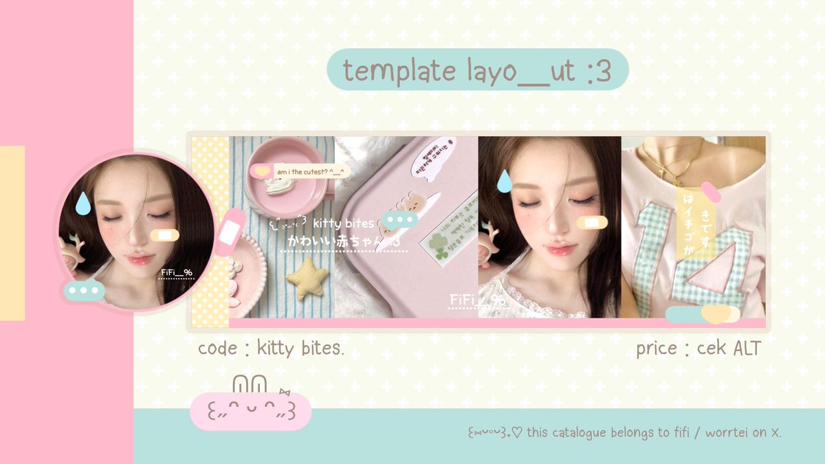 worrteI's tweet photo. hii bub edisi ngabisin stok karena aku mau vakum nge-ba, aku masih ada 1 template layout yg avail yaa, sok boleh banget kalo mau take n nego lgsg dm ajaa iaaa :33

#zonauang https://t.co/kWpYsOfYLo