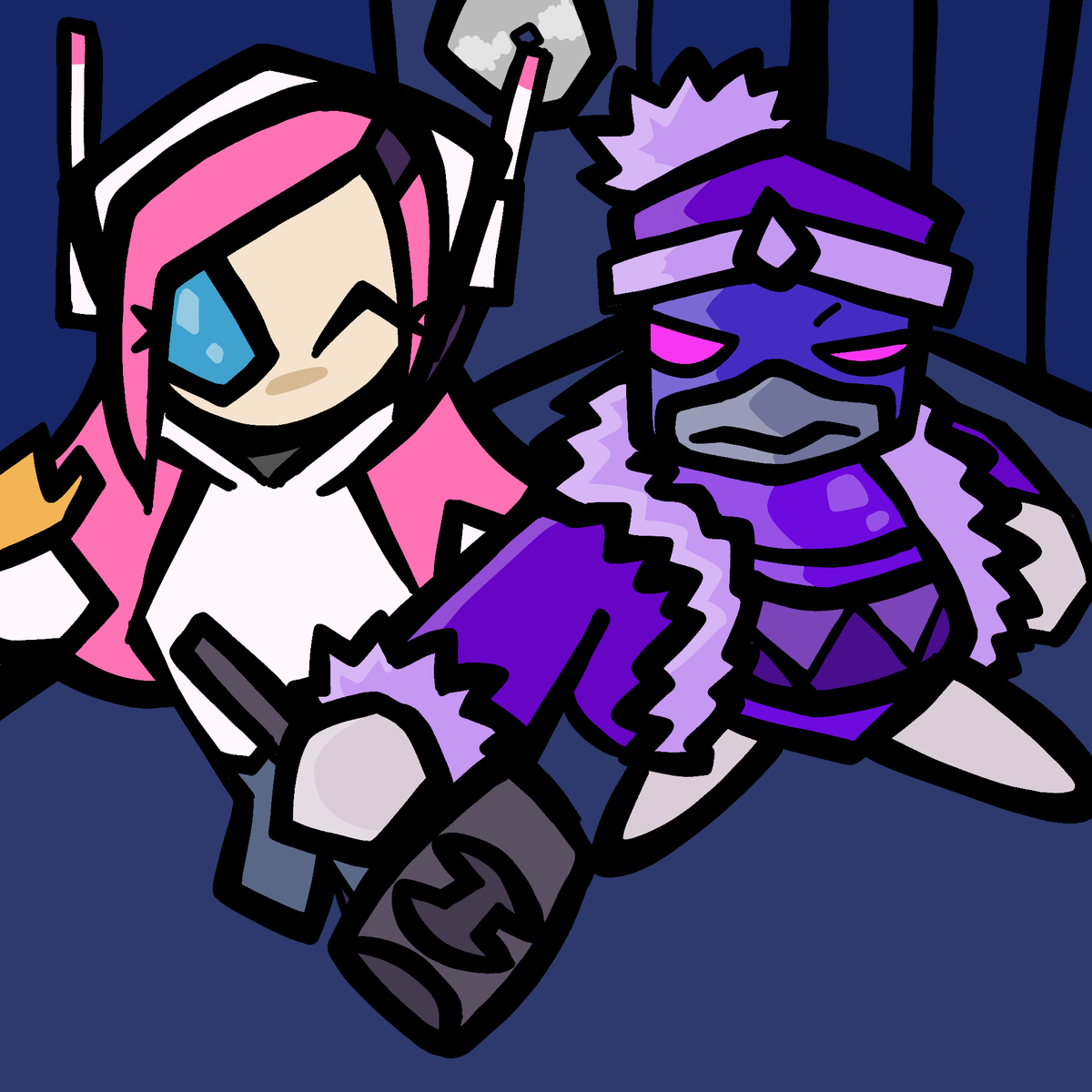 Dedede clone protecting the HUZZ !!! I'm sorry please sedate me