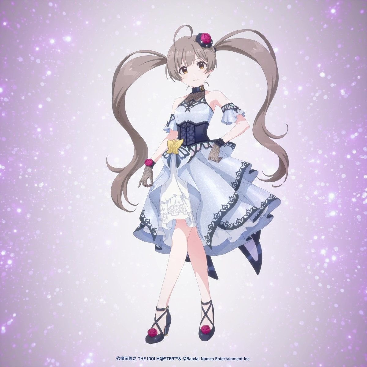 この衣装から察するに、ミリシタ9周年楽曲はエレガントな感じになり