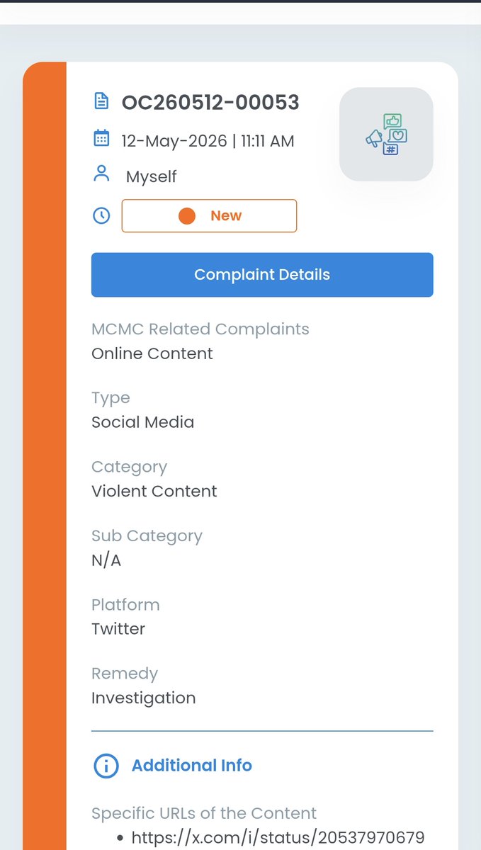 ulasanMY's tweet photo. Report to MCMC dah buat.  Kita tengkok @Raden_Varga ni nnti nasib dia mcm mana https://t.co/P7StK4UM9F