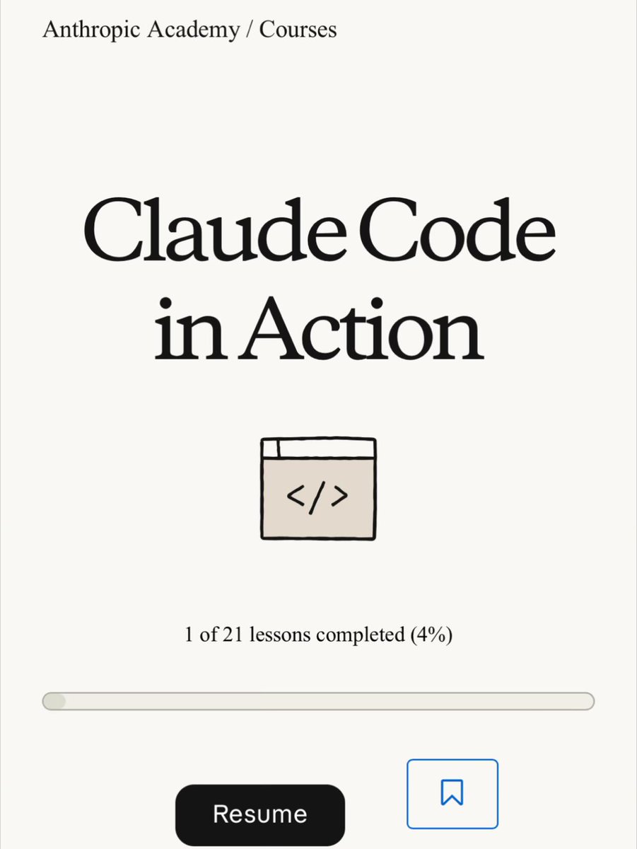 Claude Code in Action，21节课从零到实战。 全英文授课，还有多国语言字幕（德/法/日/韩/西/葡）。 学完还有证书！这 ...