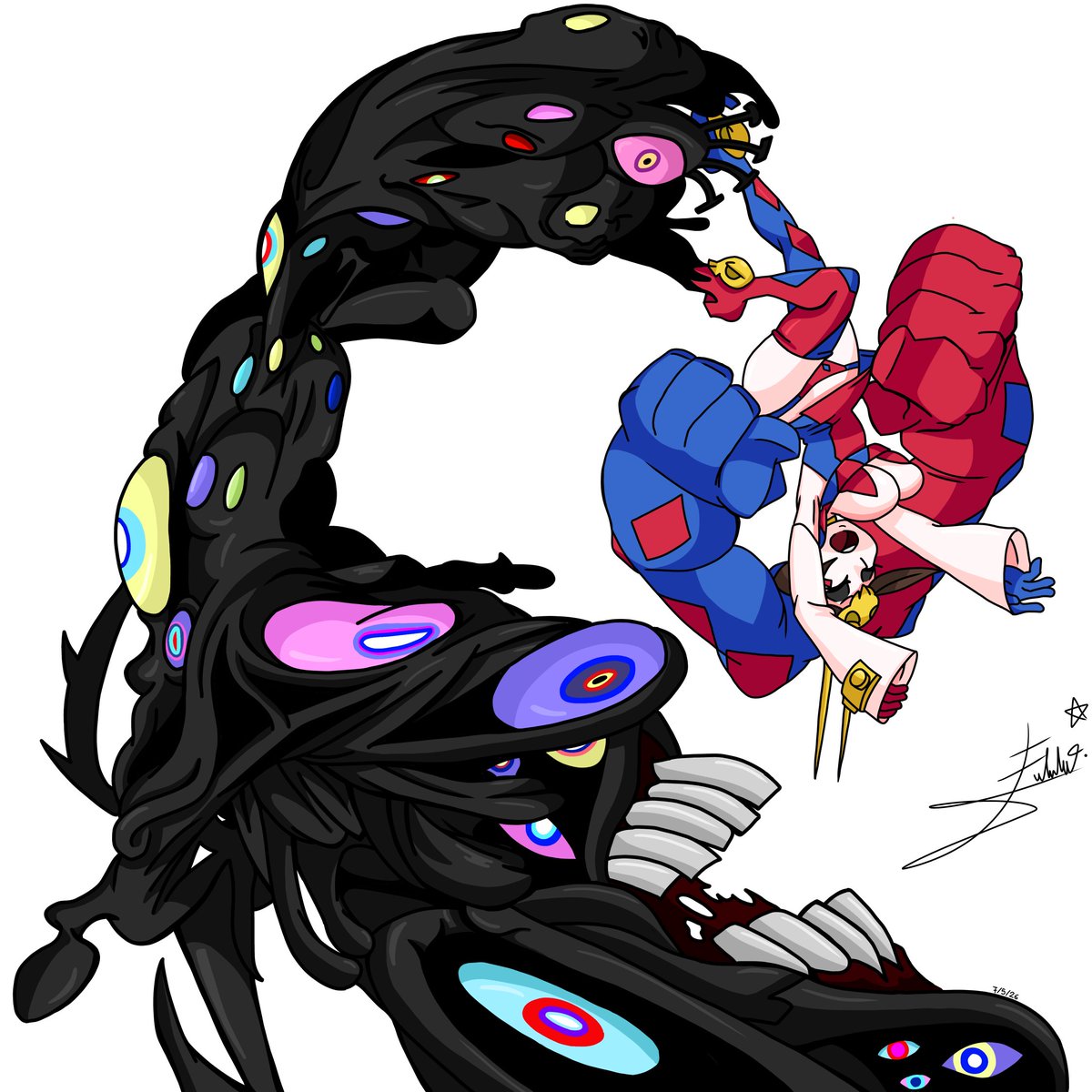 RodriguezE38301's tweet photo. A mi me encanto, fue una pequeña colaboración y esa cerebella le da el toque👌🏻
#skullgirls #fancard #digitalcircus https://t.co/ppnyNkKArQ