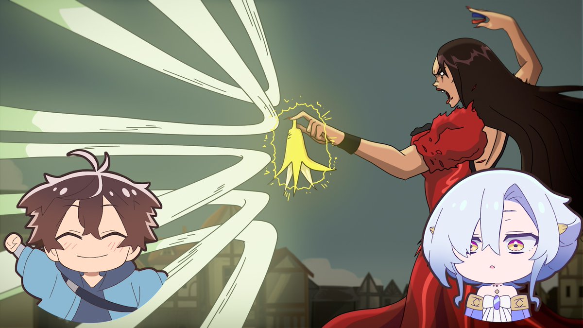 TVアニメ『女神「異世界転生何になりたいですか」俺「勇者の肋骨で」』 tweet media