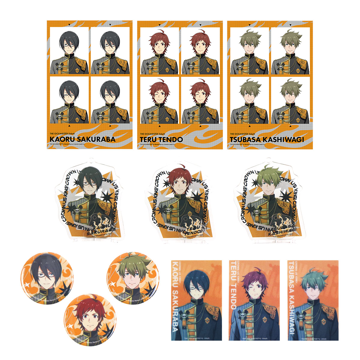 luck_and's tweet photo. THE IDOLM@STER SideM F@NTASTIC BATTLE FES ～Who goes first～ 「CROWN US KING!」リリース記念グッズのデザインを担当しました。
※プロモーションを含みます
#SideMFANFES_WGF️  #SideM  #アイドルマスター https://t.co/3RNF524hL1