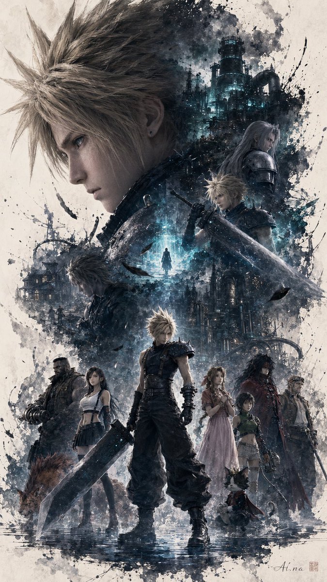 AIna_artmusic's tweet photo. Work will with Cloud, Aerith and Tifa too
😍😍😘😘👍🔥
#fanart #aiart https://t.co/qAzTqNwoIn