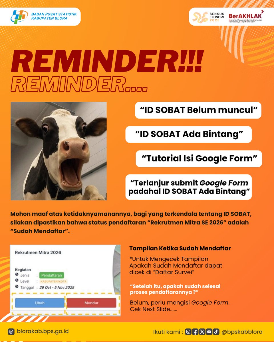 BPS Kabupaten Blora tweet media