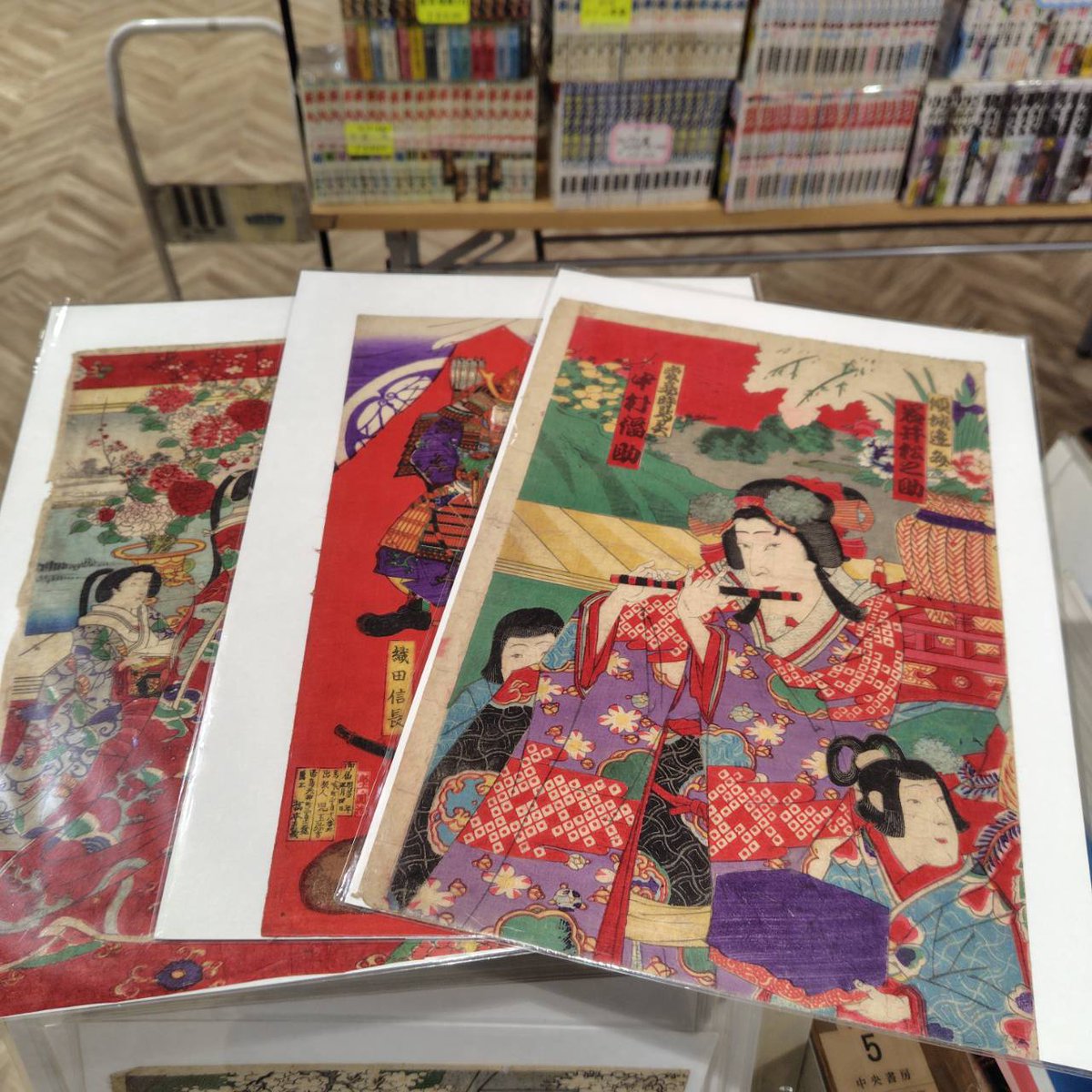 💖Part2・三日目 錦絵・芝居絵・・・明治時代の木版画。130年も前の
