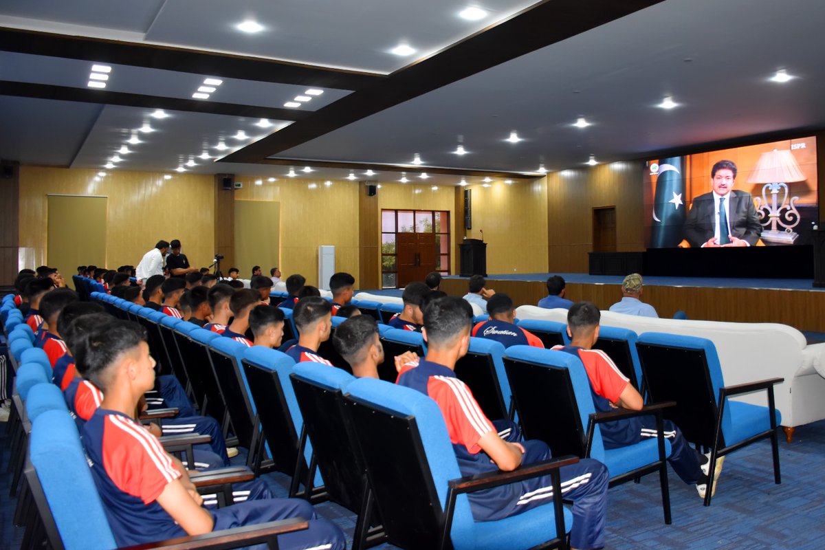 CCSwatofficial's tweet photo. Swatians marked the first anniversary of Operation Bunyan-ul-Marsoos with Quran recitation, silence for sacrifices. Cadet College Swat emphasized unity, sacrifice, and patriotism through speeches, prayers, and commitment to national values. https://t.co/ClATWQQ38T