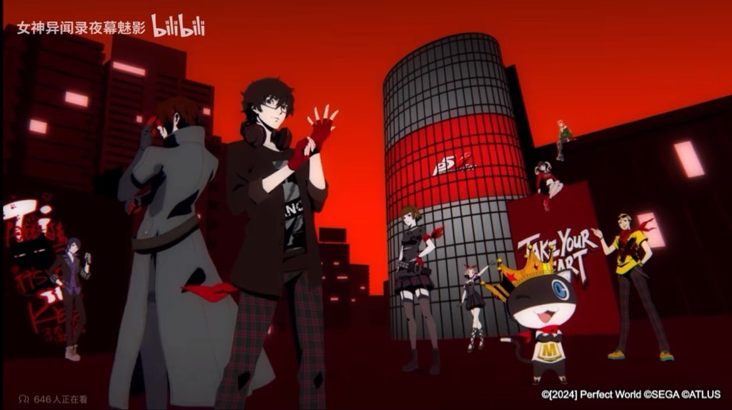 yoshizou_games's tweet photo. 【大陸版P5X情報】
5/14に始まるイベント、「P5FES」の特別OPが公開されました！
「星と僕らと」をバックに秀尽＆月光館制服のワンダー、そしてP5D衣装に身を包んだ心の怪盗団たち！

イベントの詳細はまだ出ていませんが、内容が楽しみすぎる！！！ https://t.co/OrbOCBax4y