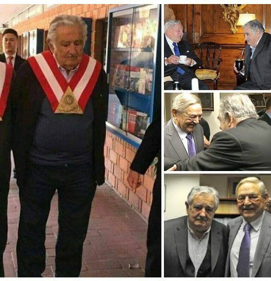 Derechoalavida's tweet photo. Mujica el Tupamaro preferido de la masonería oriental con Rockefeller y Soros. Para que se entienda de una vez que la izquierda es una operatoria de la oligarquía financiera internacional. https://t.co/skmMajC1ap