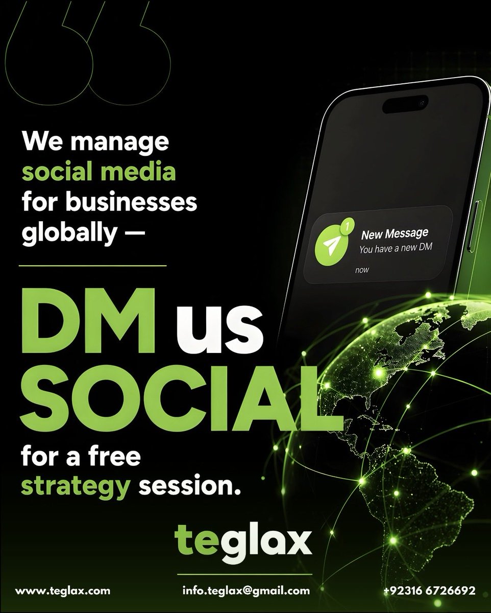 teglax's tweet photo. Consistency keeps you visible, but Strategy makes you profitable.

We’ve analyzed our global campaign data to distill what’s actually driving ROI in today’s digital landscape. Success isn’t accidental; it’s engineered

Book your free strategy audit.
DM us "SOCIAL" to get started https://t.co/gvtFaH14O9