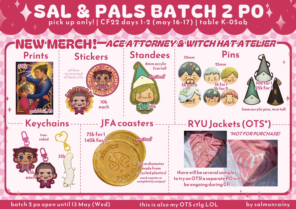 sal @ CF22 K05 📌 Batch 2 PO !! tweet media