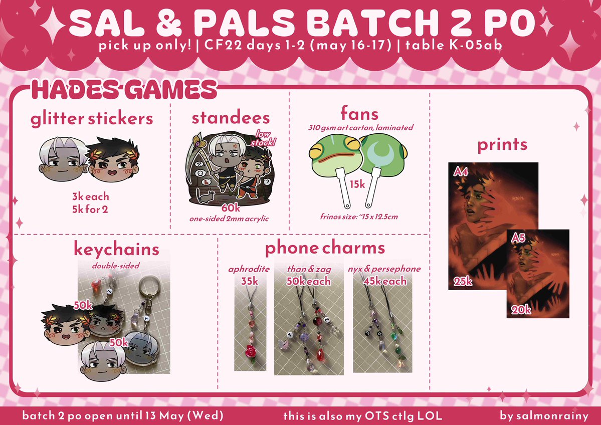 sal @ CF22 K05 📌 Batch 2 PO !! tweet media