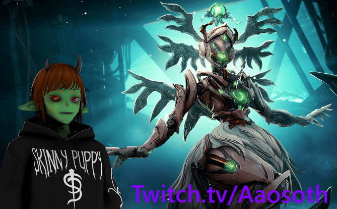 AaosothVT's tweet photo. Join me tonight for Goth/Industrial night and Warframe! I'll be running Belly of the Beast, offering my services as an Elevator Tour Guide. Baby Tenno to the most grizzled vets are welcome! 
9pm Pacific https://t.co/dcuMbQzXVd