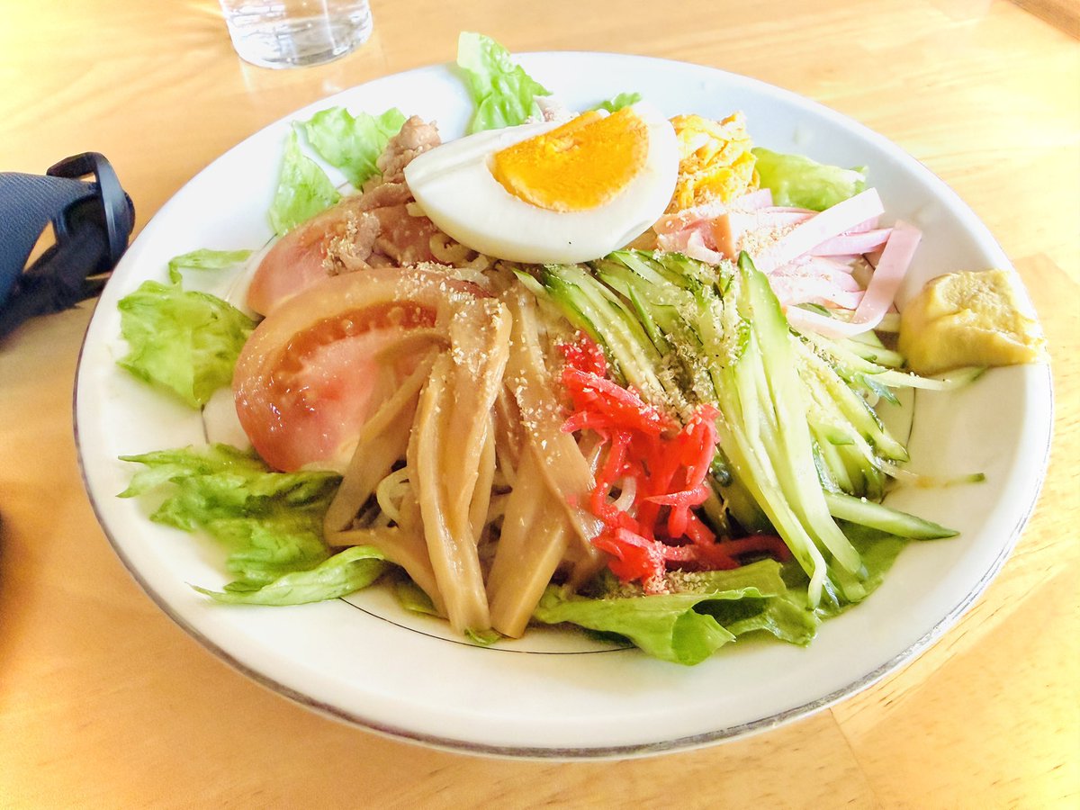 wadasyi's tweet photo. 冷やし中華始めました https://t.co/sklumndMIC