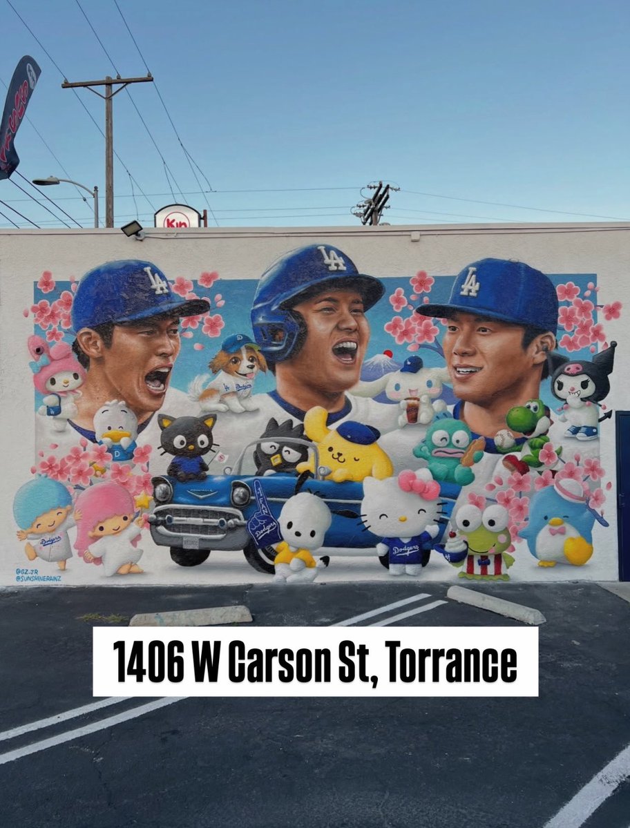 LA Dodgers Mural Locations tweet media