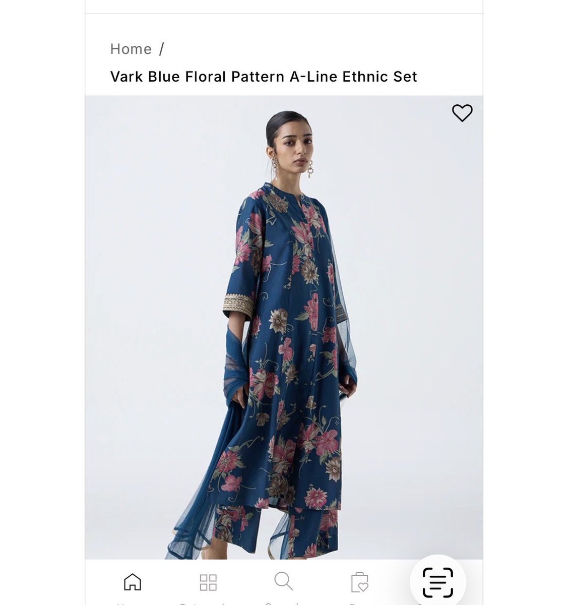 sanmathikaran's tweet photo. @WestsideStores Order no2938043
Product name- Vark blue floral pattern A line ethnic set. Size S
Issue - received only the kurta while dupatta and pant missing 
Pathetic customer care service.i have to tweet 10 times and your support not reached me. Sad https://t.co/TqfMeqppCu