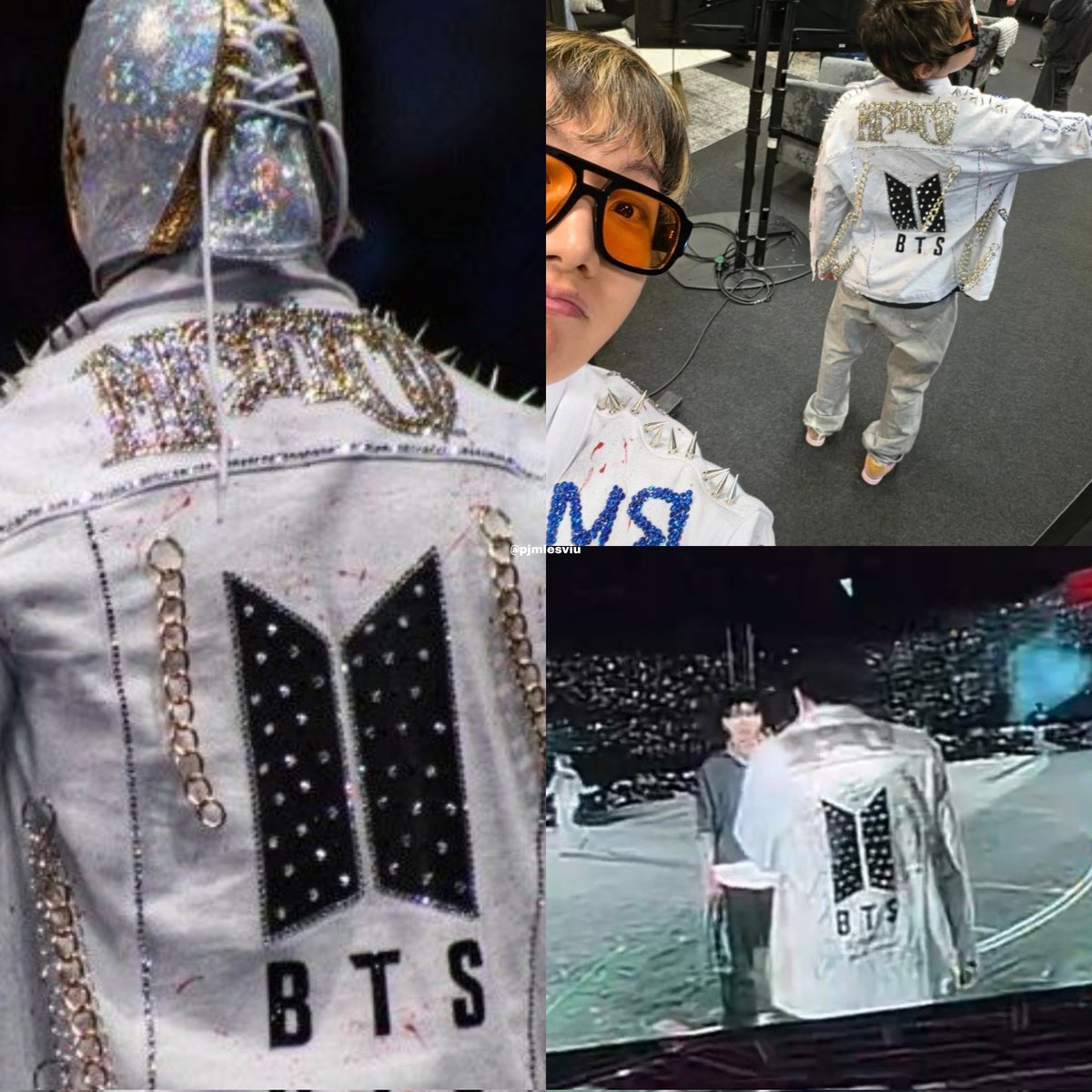 pjmIesviu's tweet photo. Me parece tan lindo como los chicos usan la chaqueta que el místico les dió, ellos aman México 😭 https://t.co/vl4QUK5u0P