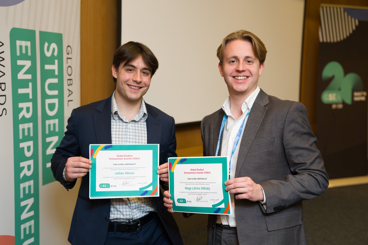 EO_GSEA's tweet photo. Here’s a recap of the GSEA Europe Regionals in Dublin, where some of the region’s most promising student entrepreneurs competed for their place at the Global Semifinals in South Africa.

The top 3 founders are now advancing to the next stage. 🔥

#GSEA #EO #StudentEntrepreneur https://t.co/yYfJHqewih