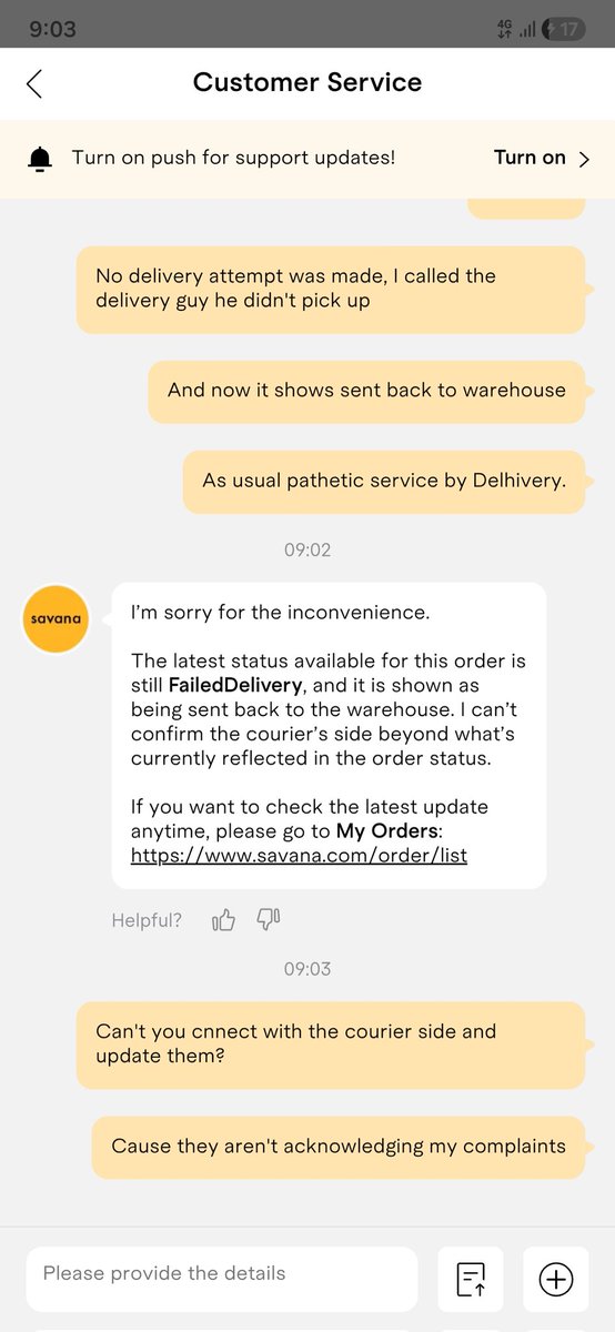182Priyanka's tweet photo. @itsanshshukla @delhivery @DelhiveryD Not sure how are they functioning. Have been tweeting since 2 days but noone has acknowledged either. Atleast 3 parcels and 3 pickups are stuck since more than 3 days. https://t.co/pwTjqcVtYU