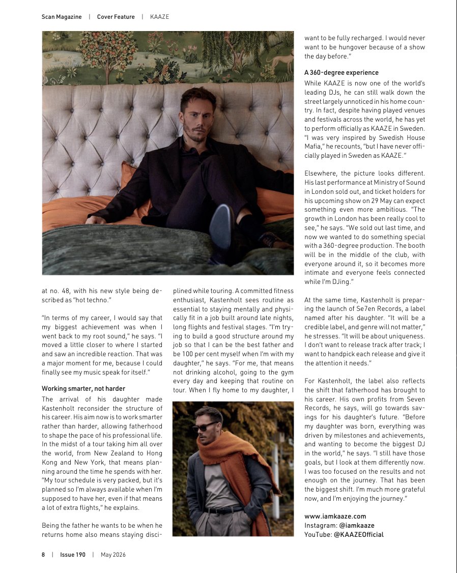 urbanrebelpr's tweet photo. New Interview &amp; cover!

@iamKAAZE  spoke with @ScanMagazine on his music, juggling fatherhood and his career and his label.

You can read the full article on SCAN magazines website or in print. https://t.co/F8vgLzZvjL