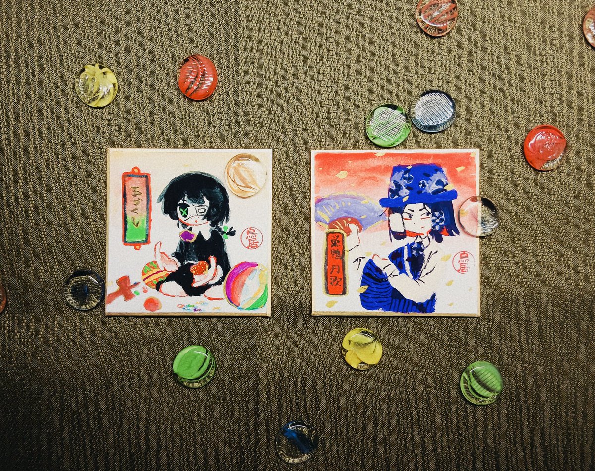 COMITIA156 に出す原画色紙です！ 寄せ書きとかに使うめっちゃでかい