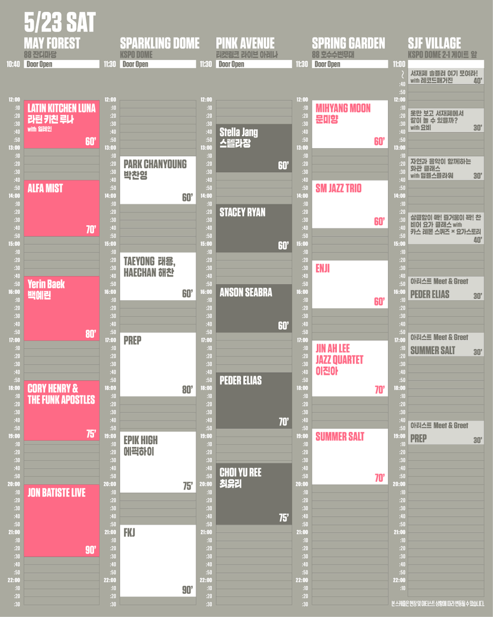 서울재즈페스티벌 Seoul Jazz Festival tweet media