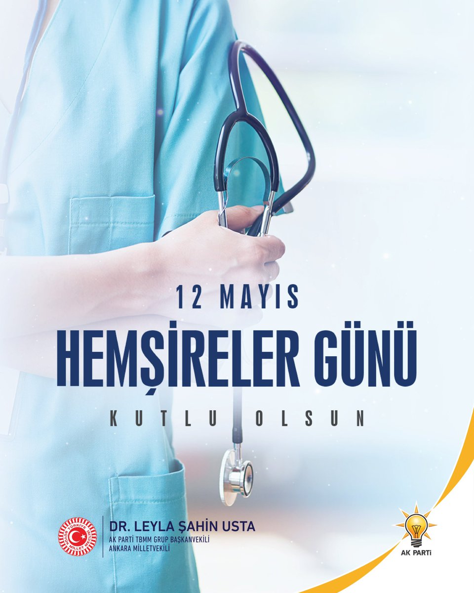 leylasahinusta's tweet photo. Şefkatiyle umut, emeğiyle şifa olan tüm hemşirelerimizin #HemşirelerGünü’nü kutluyorum.

İnsan hayatına dokunan, gecesini gündüzüne katarak fedakârca g��rev yapan hemşirelerimiz; sağlık sistemimizin en güçlü yapı taşlarından biridir.

Özverileri, sabırları ve emekleri için her birine gönülden teşekkür ediyor, görevlerinde kolaylıklar diliyorum.