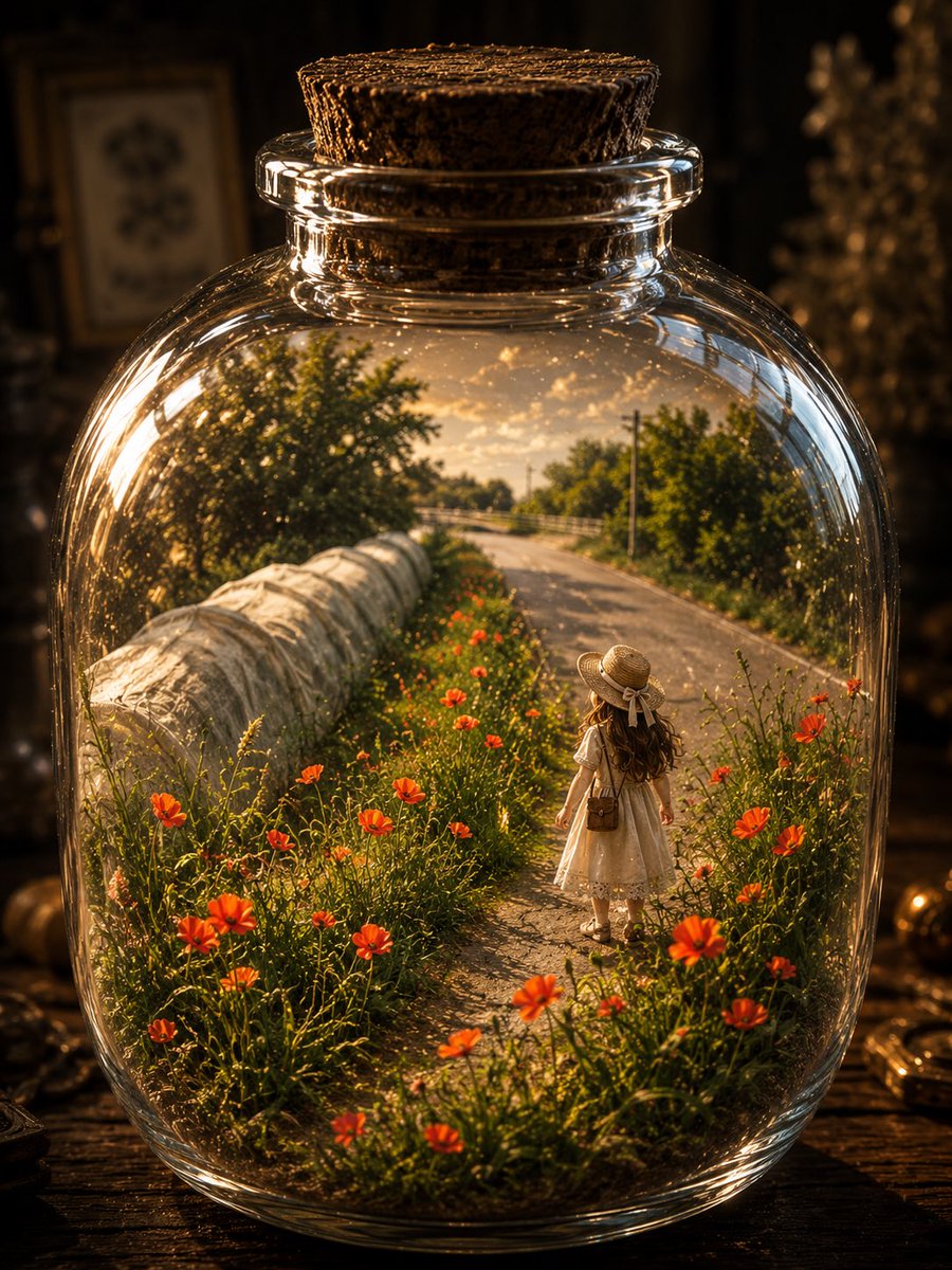 Enchanted Garden in a Glass Jar