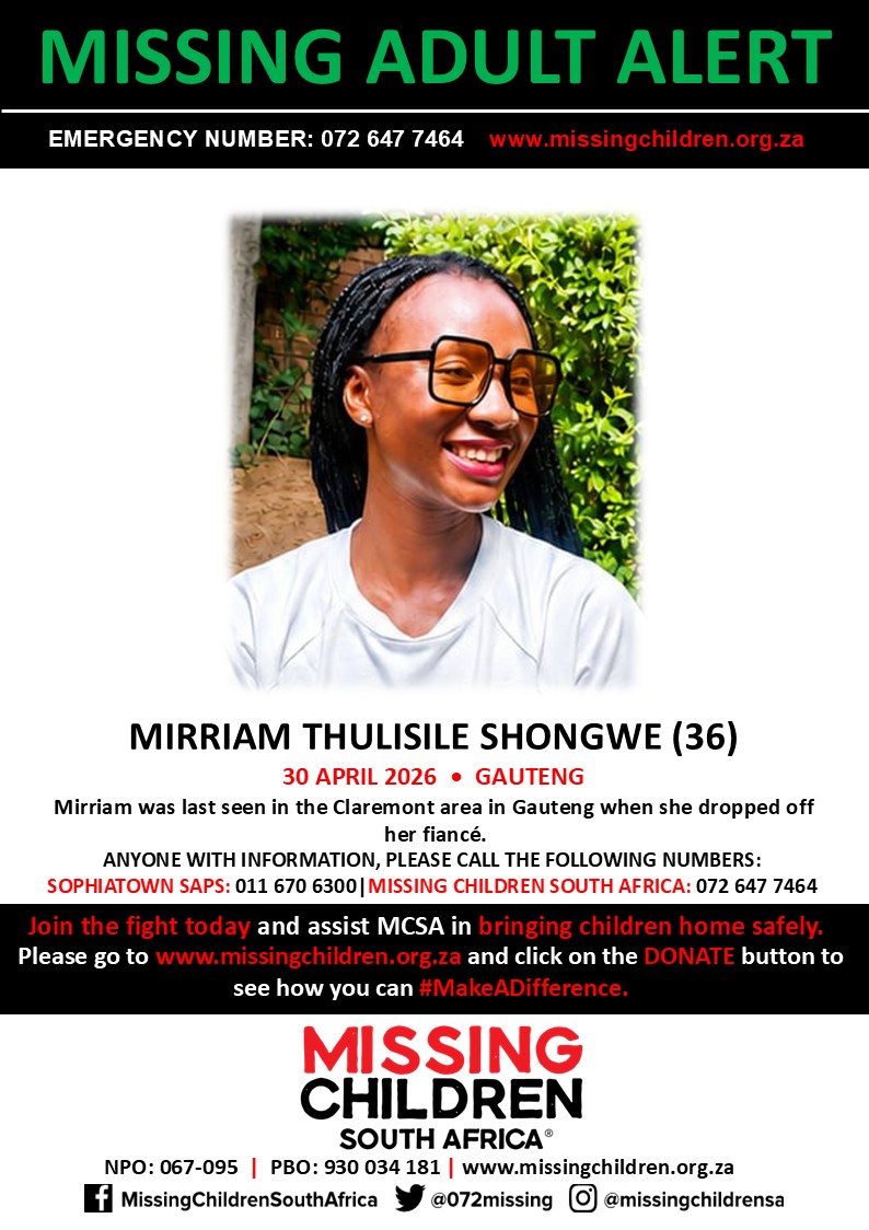 Missing Children SA tweet media