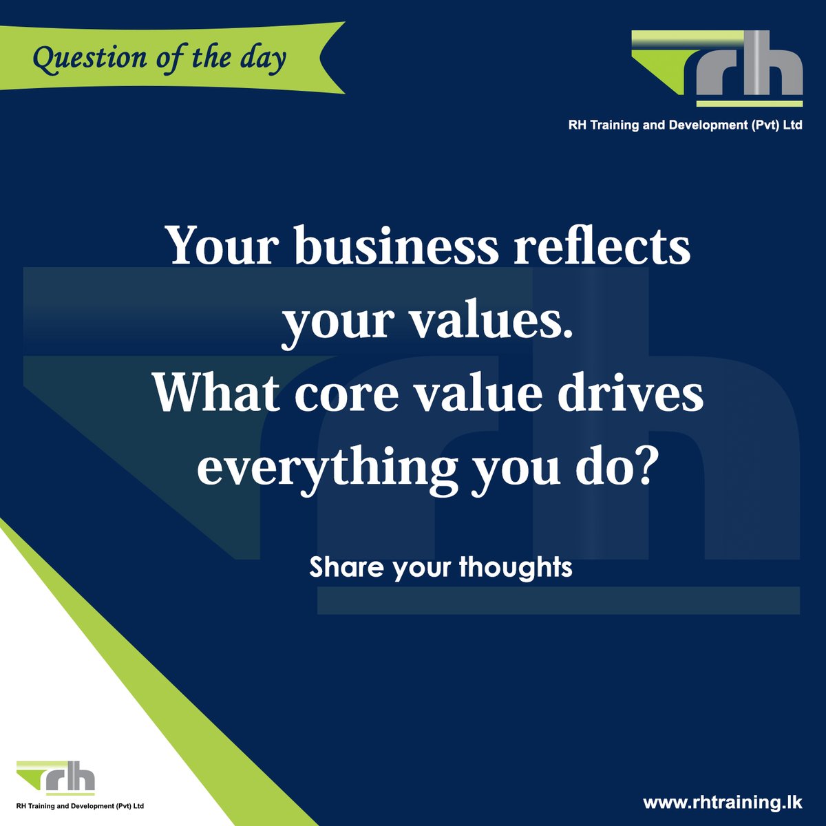RHtraining's tweet photo. Question of the Day 🌟

Visit https://t.co/4DSmhPTUvo for more details on upcoming Training sessions

Pubudu Perera - 0775200333

#RHTraining #TrainingProgramme #CorporateTraining #ProfessionalDevelopment #SkillDevelopment https://t.co/0zkG70tYx3