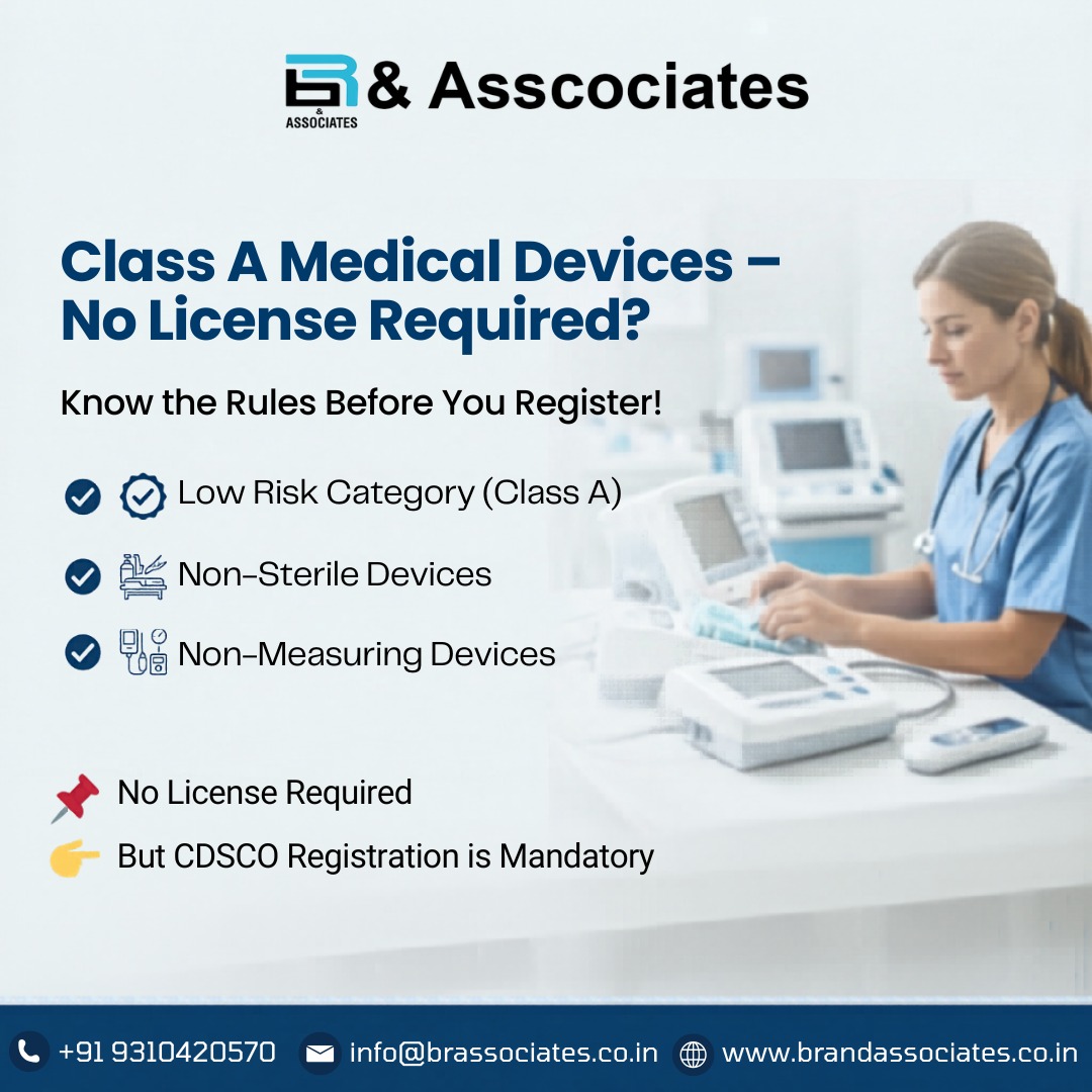 brassociates007's tweet photo. Class A Medical Devices – No License Required?

#CDSCO #MedicalDevices #ClassAMedicalDevices #MedicalDeviceRegistration #HealthcareCompliance #RegulatoryCompliance #BRandAssociates https://t.co/SptY3MadAN
