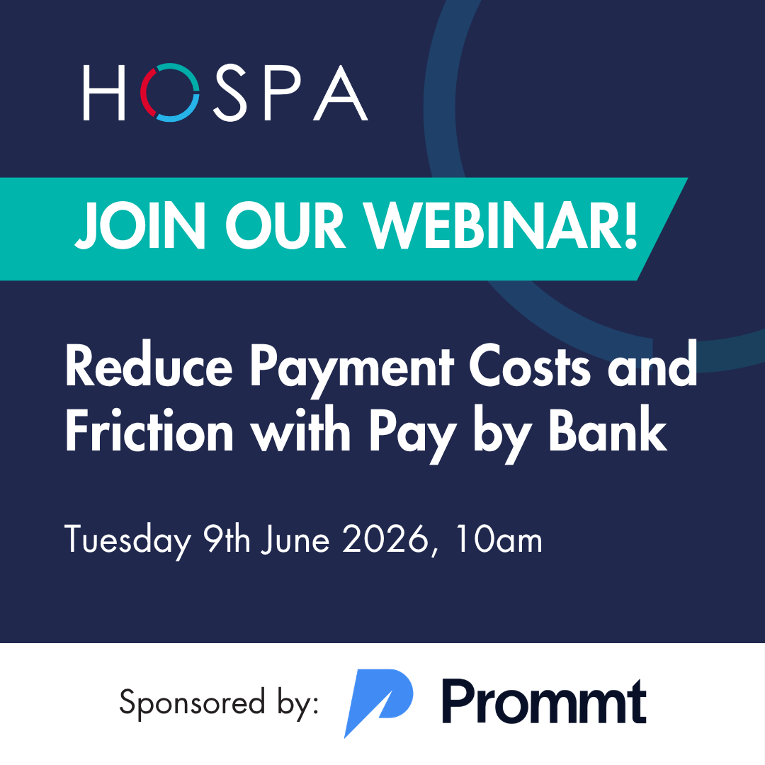 PrommtHQ's tweet photo. Reduce Payment Costs and Friction with Pay by Bank - Webinar with HOSPA

Join us on Tuesday 9th June at 10am for an online session on how hotels can reduce payment costs and friction with Pay by Bank.

Register 👉https://t.co/AP08XP1pKe

#SendaPrommt #HOSPA #hospitality #hotels https://t.co/A4LIc1xe0f