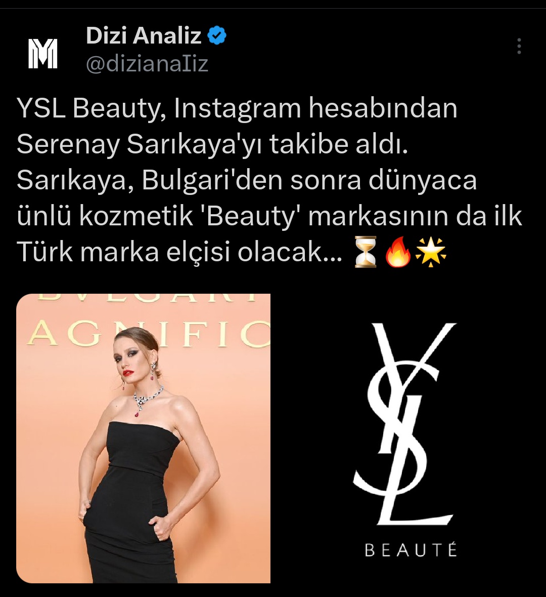 thereindeerr's tweet photo. ysl beauty serenayı 2023 yılında takip etmeye başladı, serenayın ysl dergi çekimi defileden 6 ay önceydi siz kime ne anlatıyorsunuz ya kadın on yılda bir defileye katılıyor o da ülke gündemini sarsıyor https://t.co/aOYdmajpNx