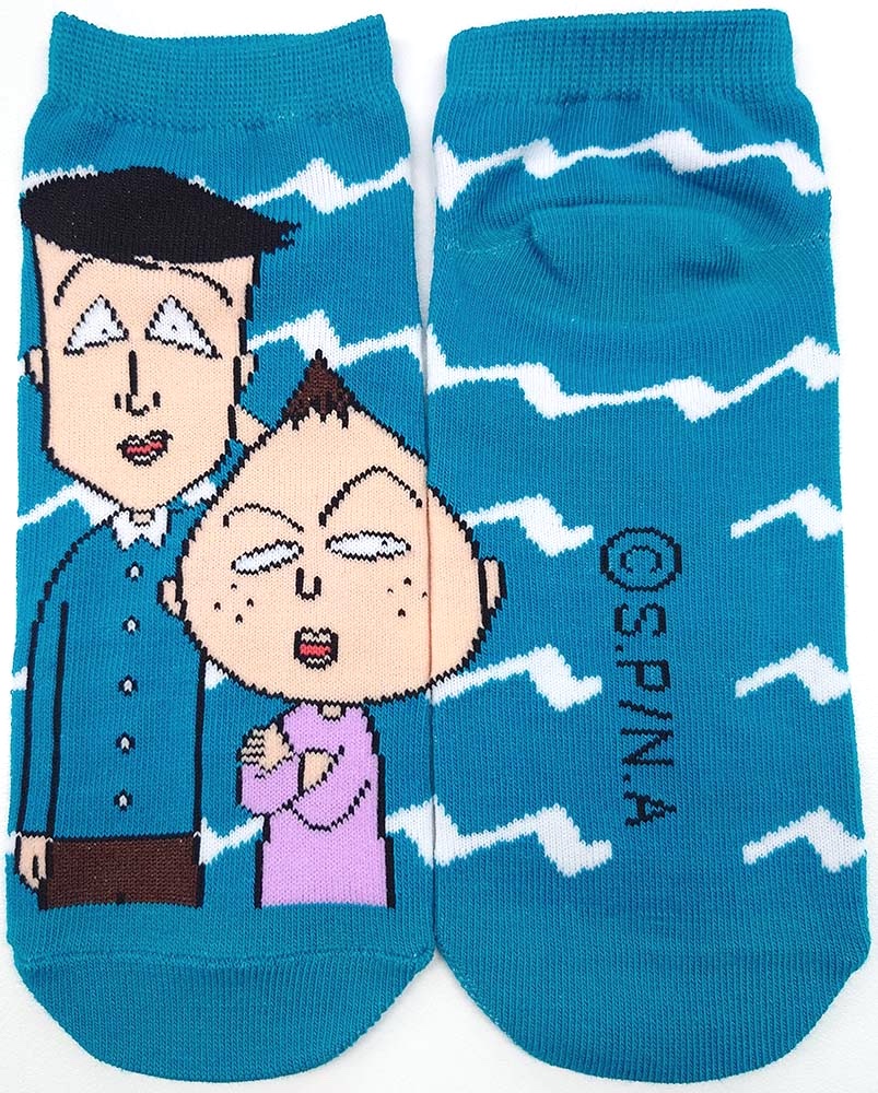 tweet_maruko's tweet photo. 【新商品】人気の #ちびまる子ちゃん キャラックスから新柄が登場✨

キャラクターたちに加えて、柄も楽しいソックスです💕
23〜25cm／各429円（税込）

https://t.co/gLYHTcQLKx https://t.co/XqbmqzCz7M