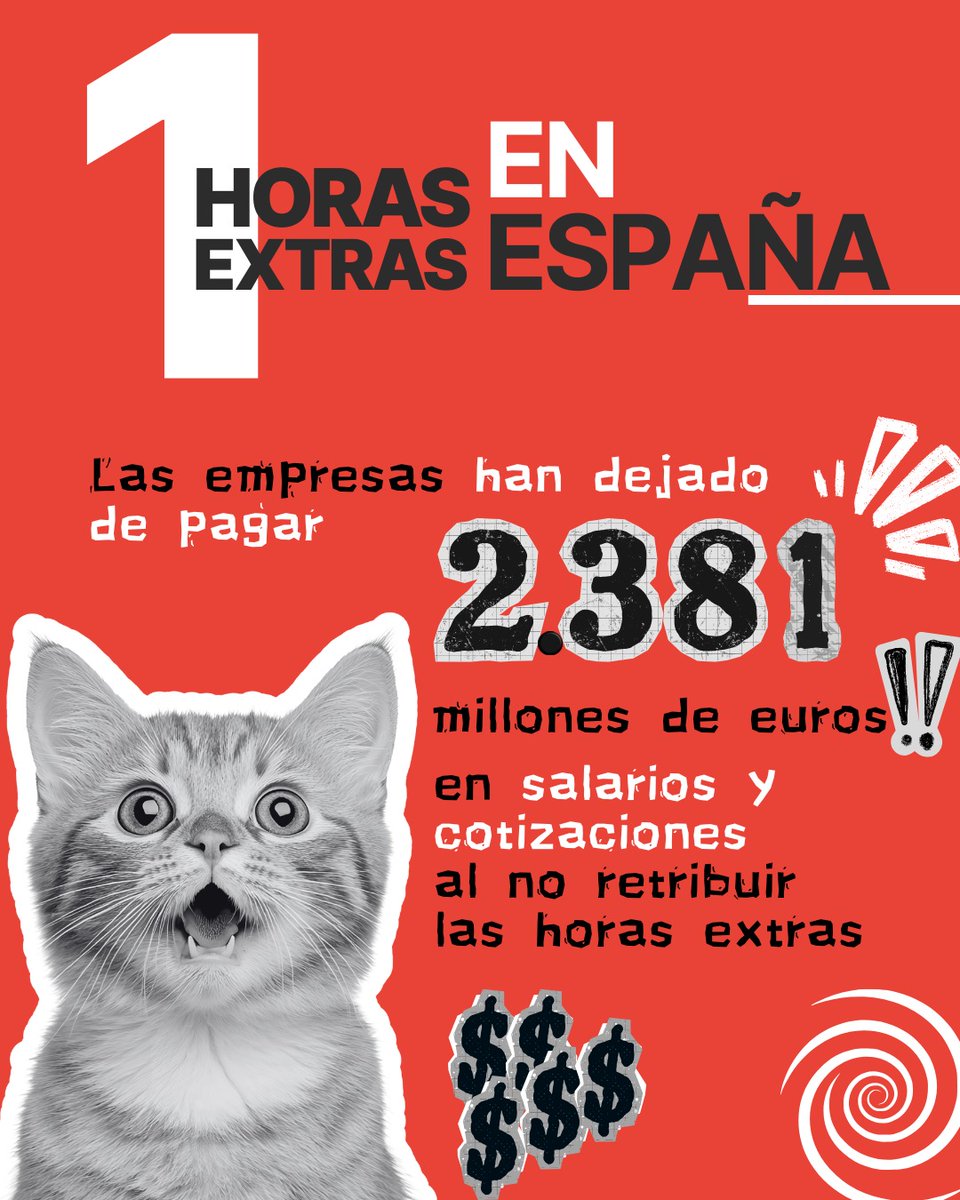 FSAN_CCOO's tweet photo. 🫵Trabajas en el sector servicios? 

Cansada de hacer horas extras? 😵‍💫

A veces sentimos que sólo nos pasa a nosotras,💫 pero..   hablemos de las horas extras⏱️ que regalamos a las empresas. Te ha pasado??
Cuéntanos tú experiencia 👇
#NoMePaganHorasExtras #DerechosLaborales https://t.co/PWzZ0Fvz5P