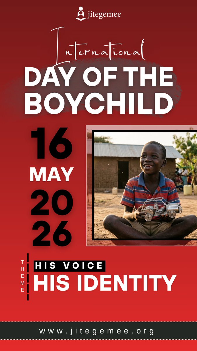 JitegemeeOrg's tweet photo. From turning tin cans into "supercars" to finding fresh ways to level up our community, the boy child’s creativity is unmatched!
Today we celebrate the dreamers, the builders and the little legends breaking every barrier in their way. 

#Jitegemee #InternationalDayOfTheBoyChild https://t.co/Q6oXyLuCHH
